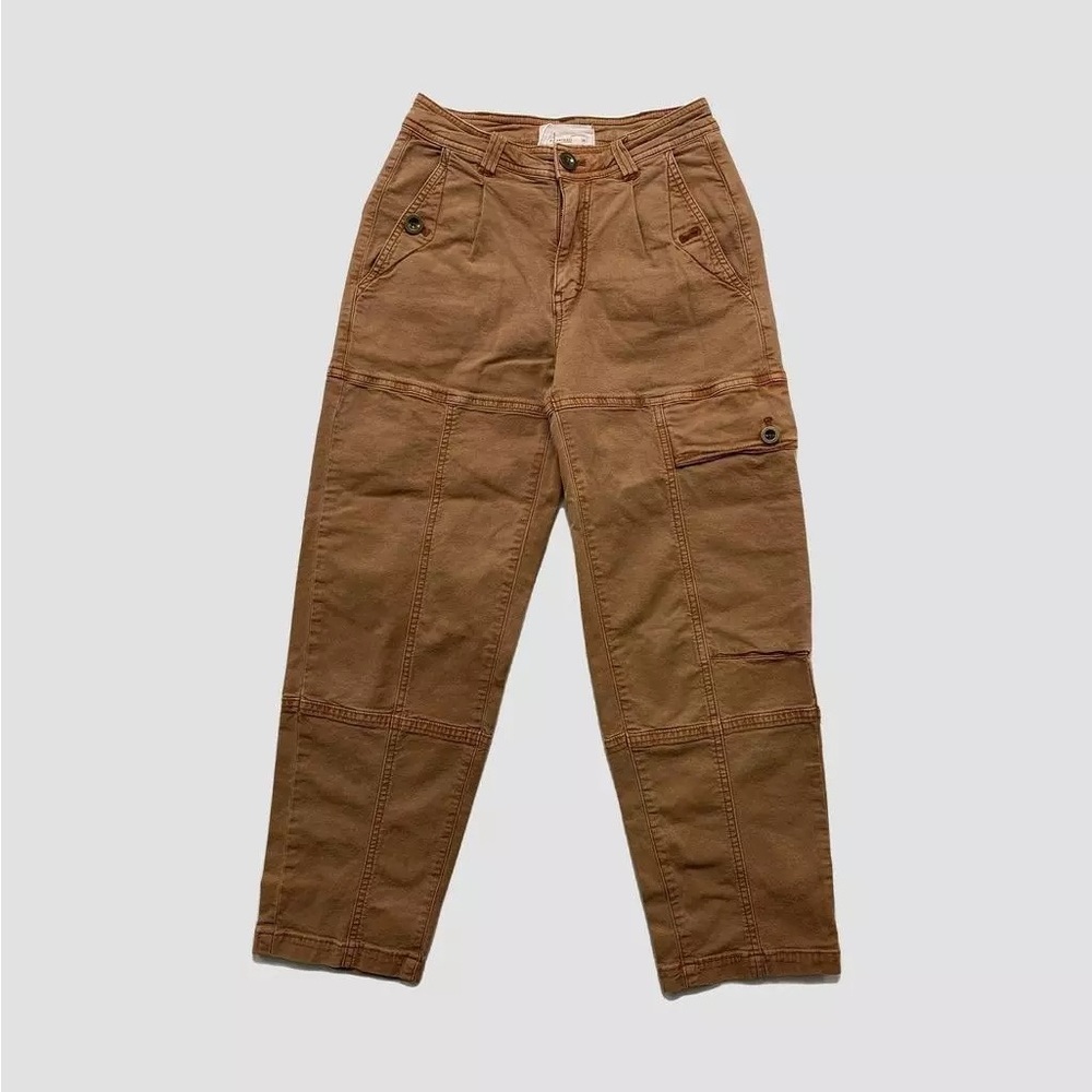 Anthropologie Brown Capris